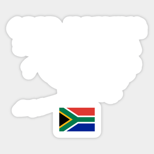 South Africa Hadeda Funny Alarm Sticker